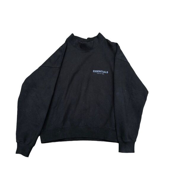 Essentials Mockneck Sweater Medium Black - Picture 6 of 7
